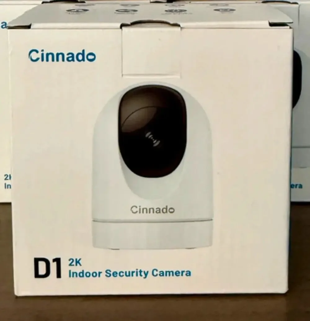 Brand New Cinnado D1 2K Indoor Security 2.4Ghz Wi-Fi Cam